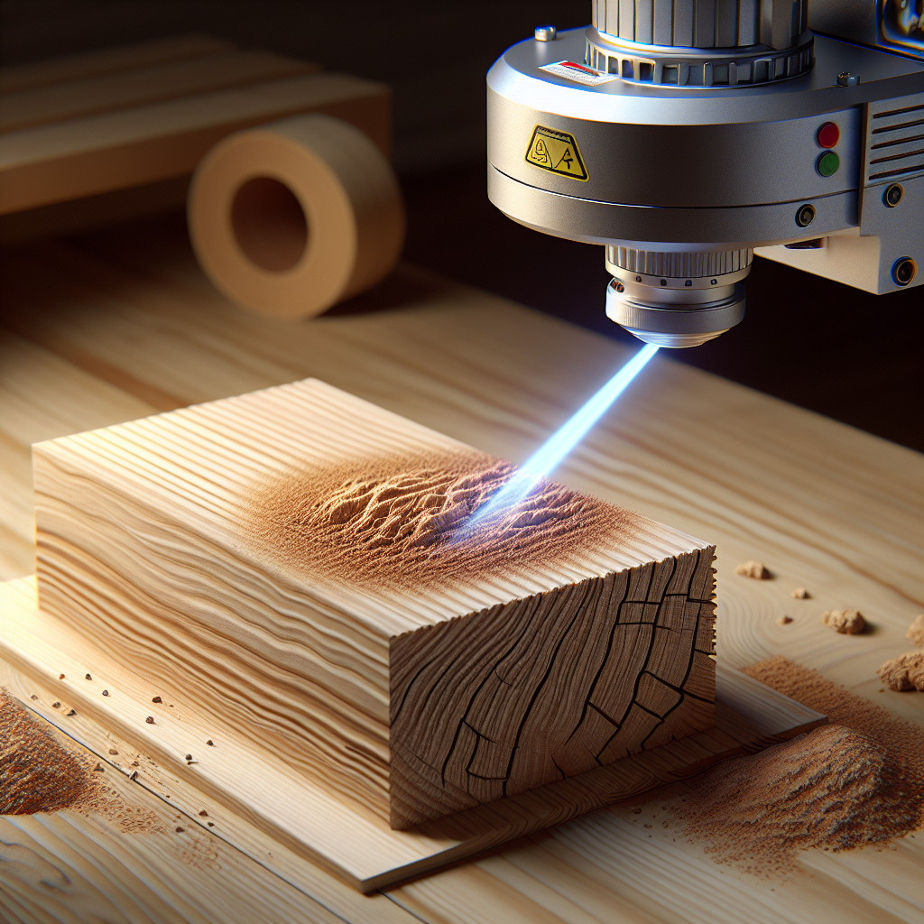 Laserreinigung von Holz in der Spielzeugindustrie